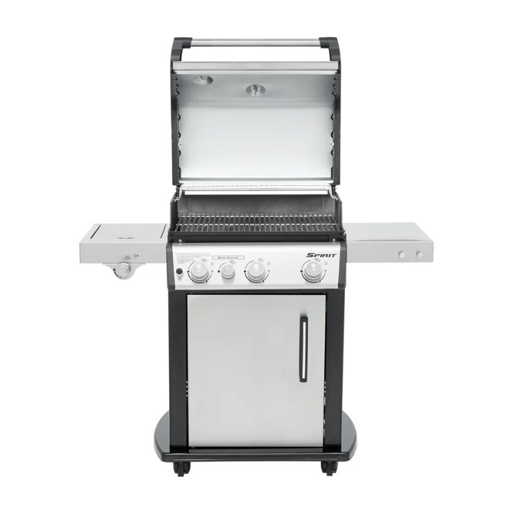 Weber Spirit SP-335 Freestanding Propane Gas Grill With Sear Burner and Side Burner