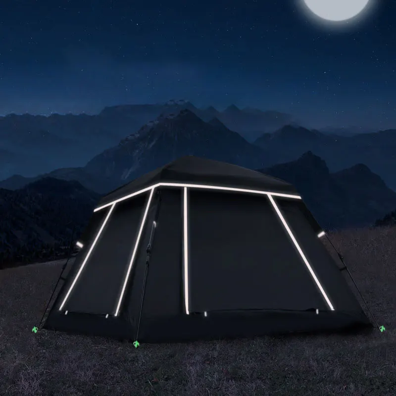 Night stay fluorescent tent reflective strip camping tent