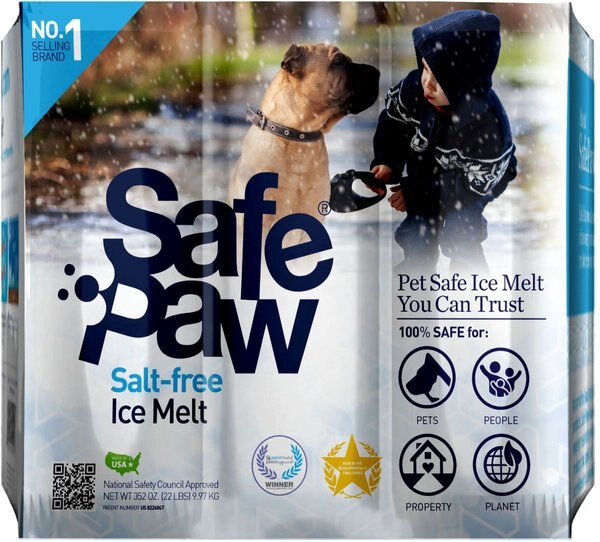 Safe Paw PetSafe Ice Melt for Dogs and Cats， 22-lb flexi-cube