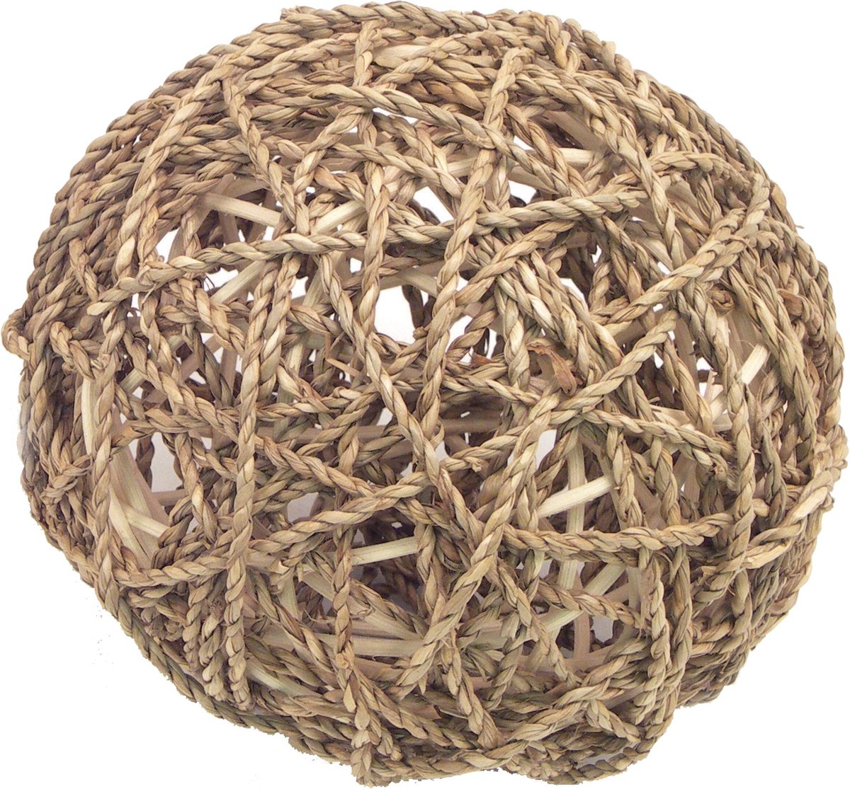 Naturals by Rosewood Sea Grass Fun Ball Small Pet Toy， Large