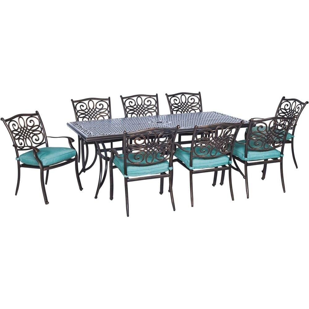 Hanover Outdoor Traditions 9 Piece Dining Set