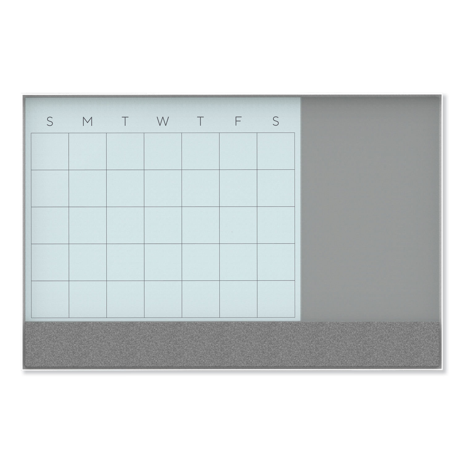 3N1 Magnetic Glass Dry Erase Combo Board by U Brands UBR3197U0001