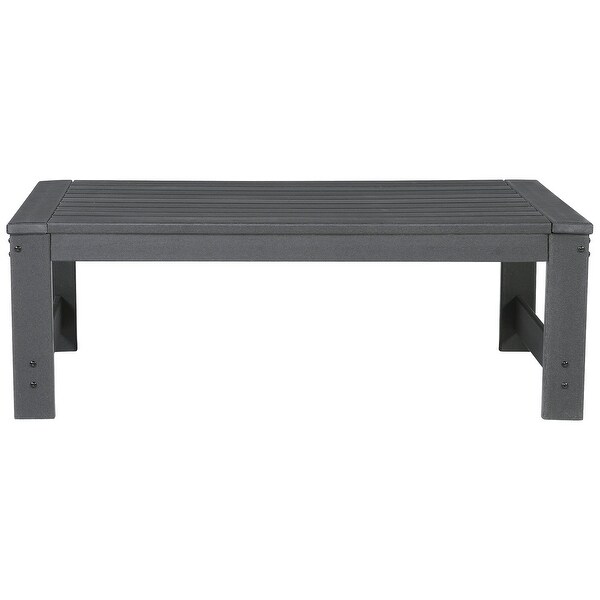 Signature Design by Ashley Amora Outdoor Poly All Weather Coffee Table