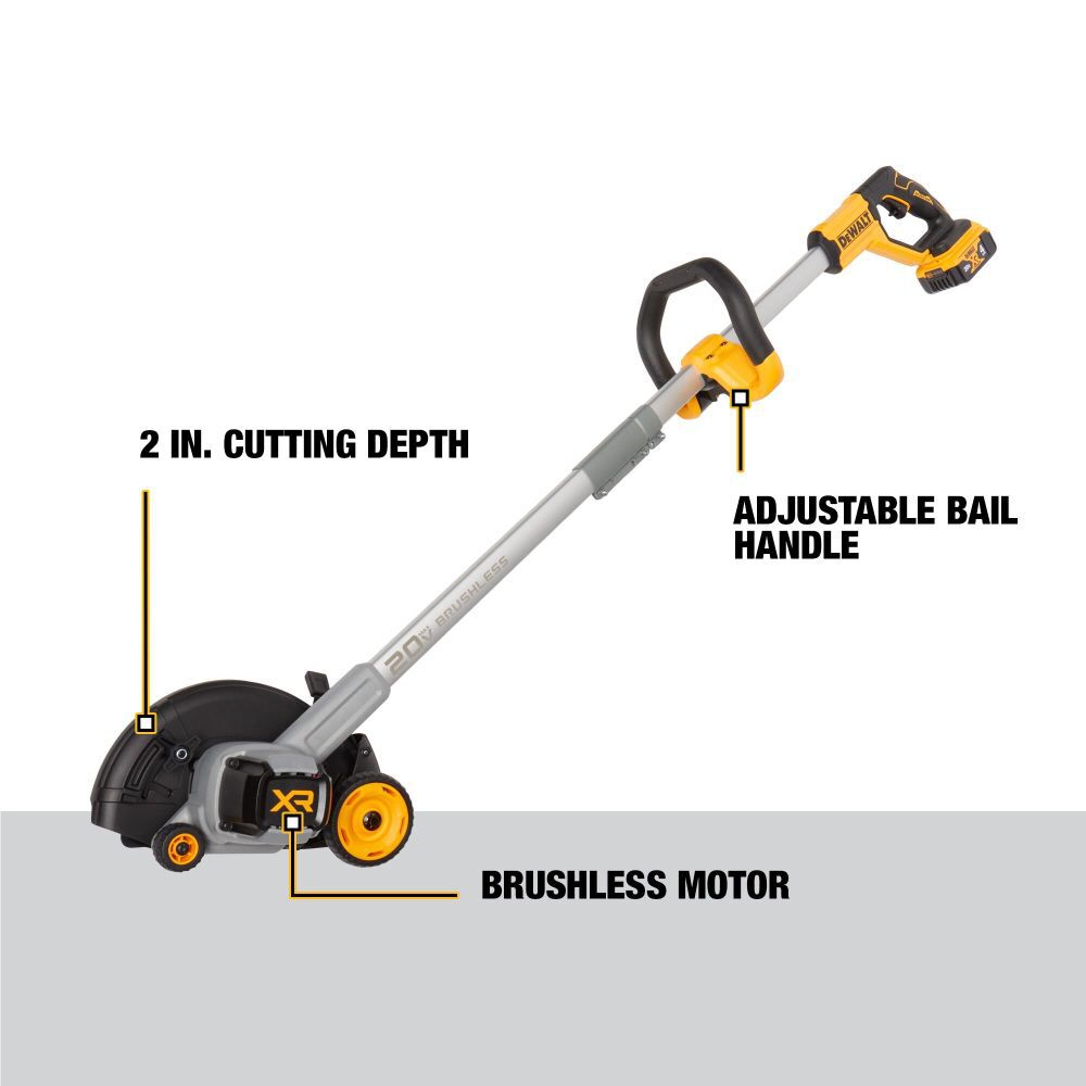 DW 20V MAX* Brushless Cordless Edger Kit DCED400M1 from DW