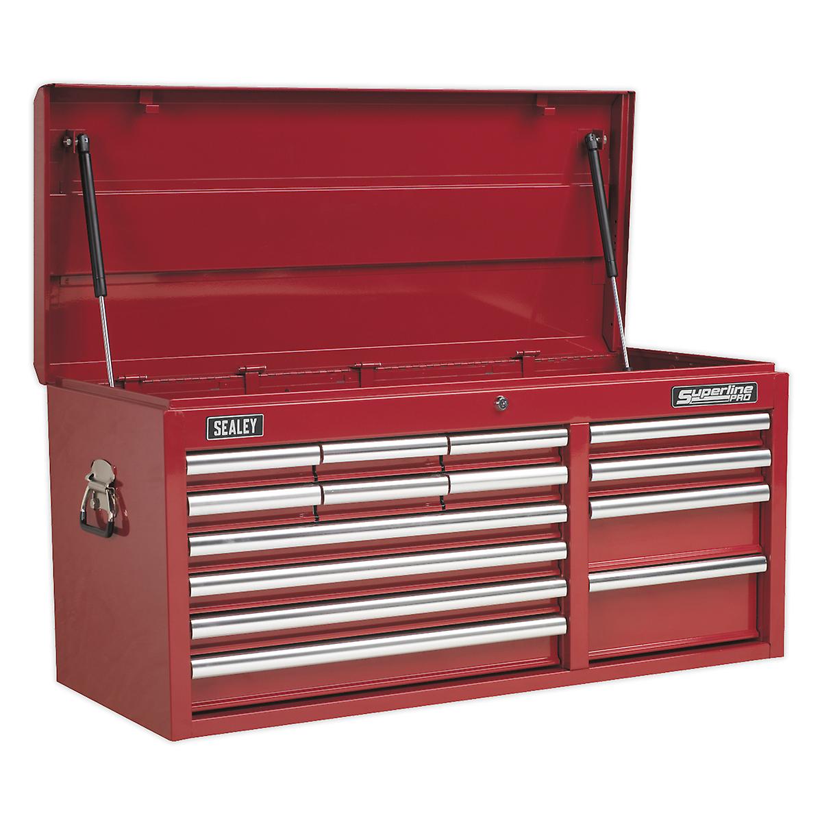 Sealey Ap41149 Topchest 14 Drawer With Ball Bearing Runners Heavy-Duty - Red