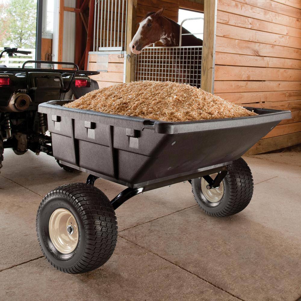 Cub Cadet 15 cu. ft. 1250 lbs. Capacity Poly Swivel ATV Cart CC-4048PSATV