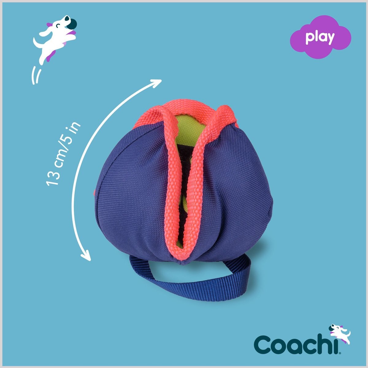 Coachi Chase and Treat Dog Dummy， Navy