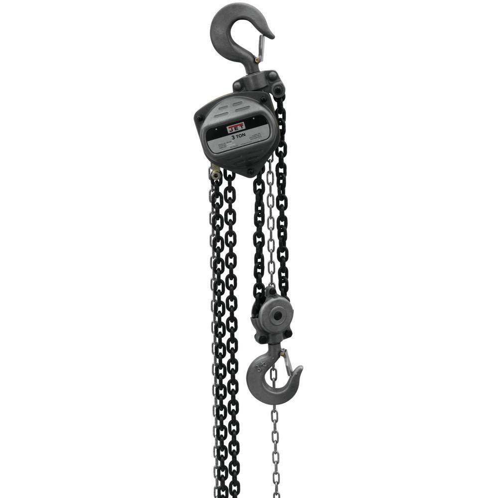 Jet S90-300-30 3-Ton Hand Chain Hoist with 30 ft. Lift 101943