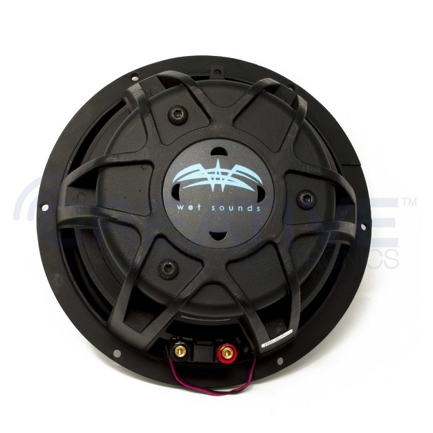 Wet Sounds Revo 10cx Xs s Silver Xs Grill 10 Inch Marine High Performance Led Coaxial Speakers pair