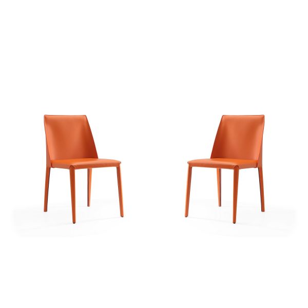 Paris Dining Chair in Coral (Set of 4)