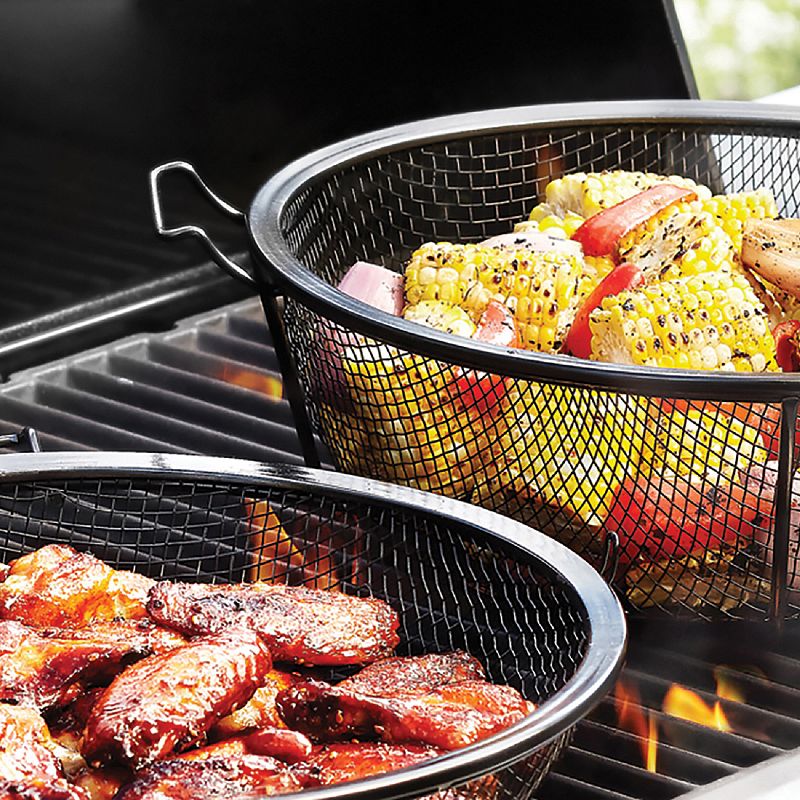 Outset Nonstick Chef's Outdoor Grill Basket and Skillet