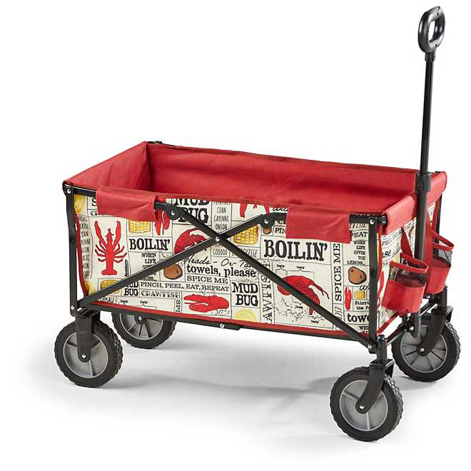 Academy Sports + Outdoors Crawfish Print Folding Multipurpose Wagon