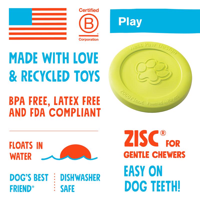 ZISC PET TOY LRG GRN8.5