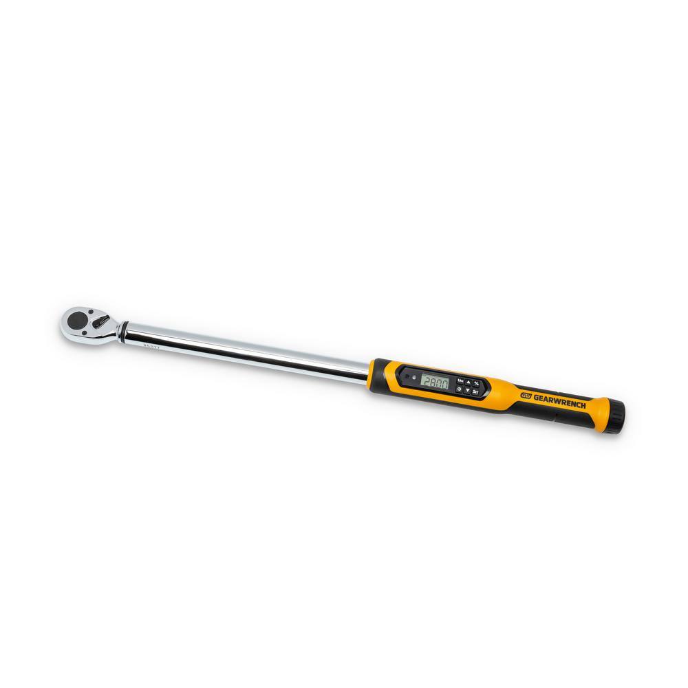 GEARWRENCH 12 in. Drive 25-250 ft.lbs. Electronic Torque Wrench 85077