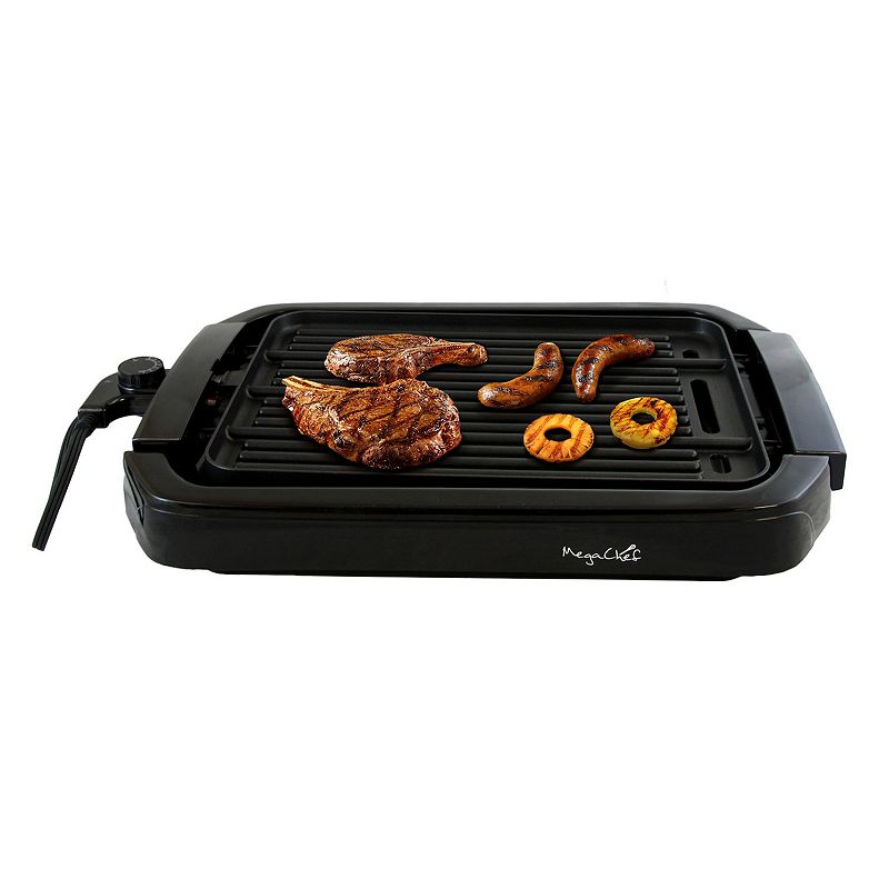 MegaChef Dual-Surface Reversible Indoor Grill and Griddle