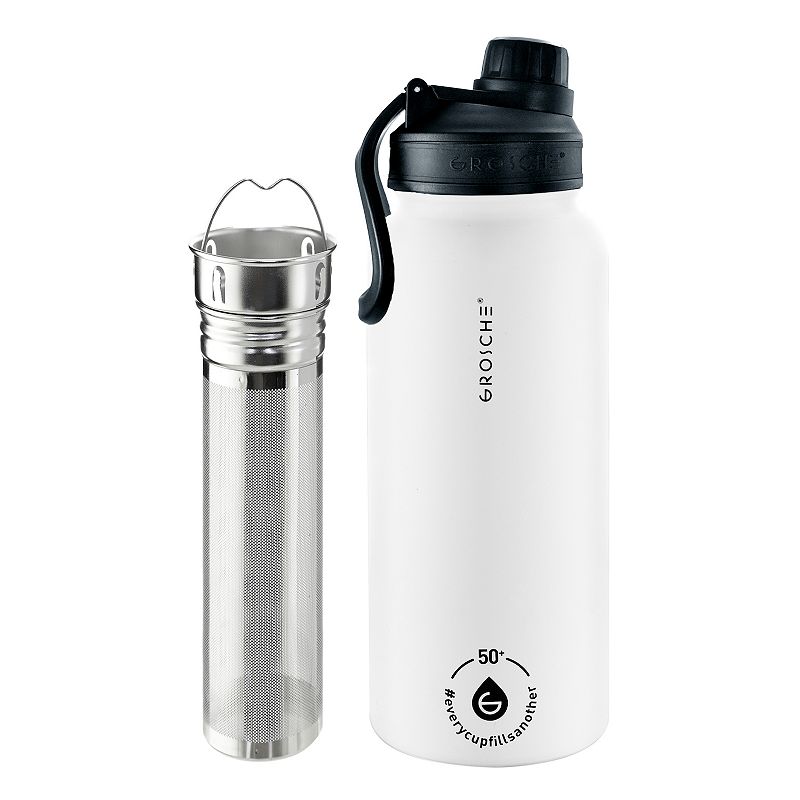 GROSCHE CHICAGO STEEL Insulated Stainless Steel 32-oz. Water Bottle