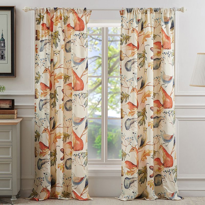 Barefoot Bungalow 2-pack Willow Window Curtains