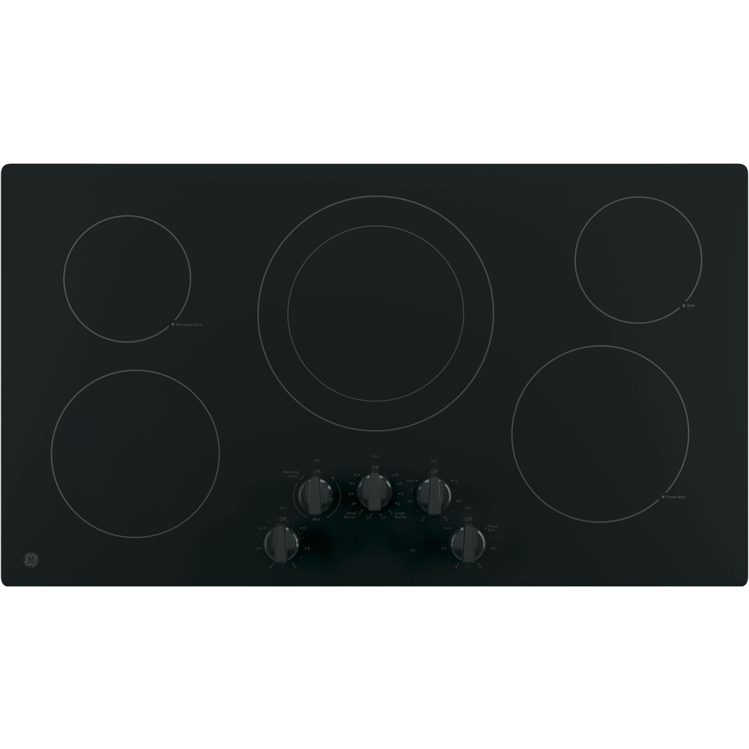 GE 36-inch Built-In Electric Cooktop JP3036DLBB