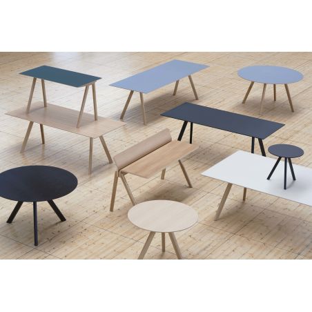 CPH30 TABLE 200X90XH74  WATER BASED LACQUERED SOLID OAK