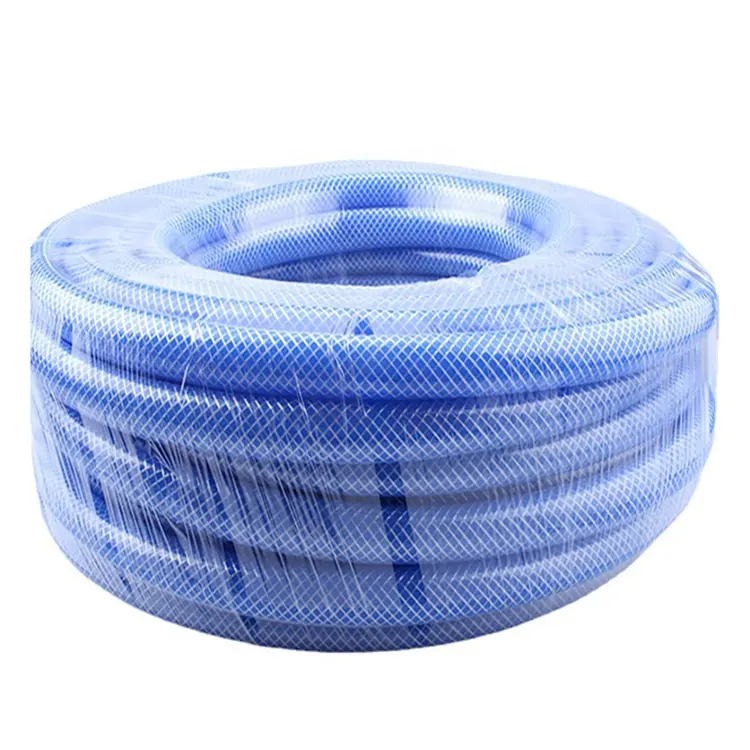 10M 15M 20M 30M 50M FlexibleTransparent Pipe PVC Fiber Braided Reinforced Water Hose Tube