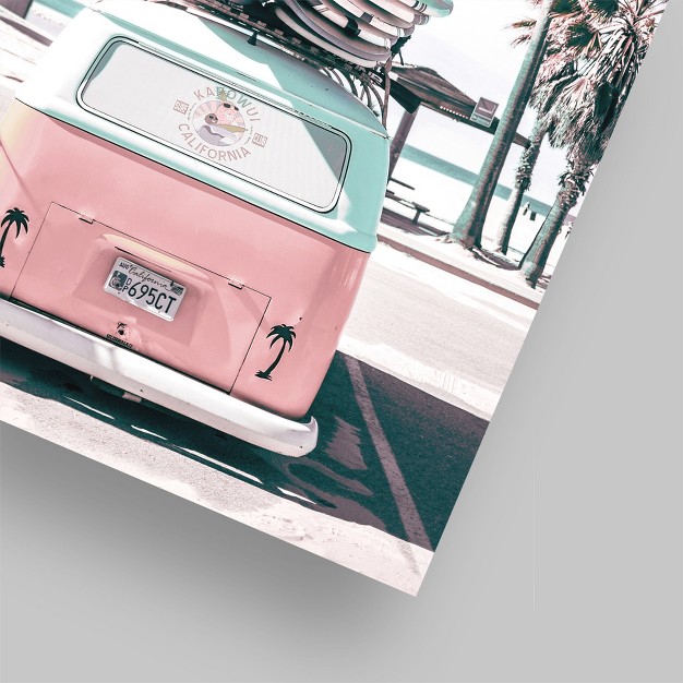 Americanflat Coastal Vintage Retro Bus By Tanya Shumkina Poster