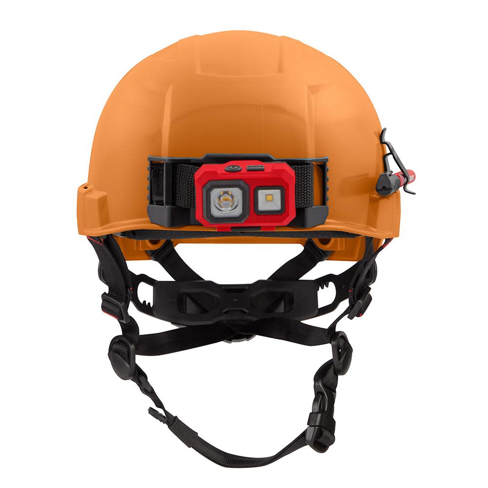 Milwaukee Orange Helmet with BOLT Class E