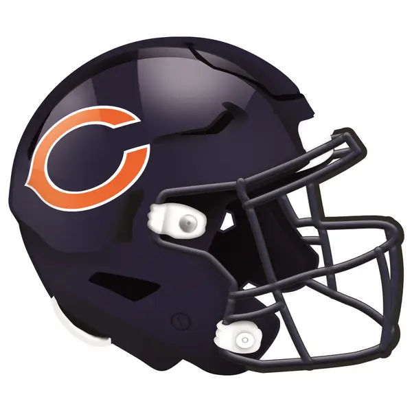 Fan Creations Chicago Bears Distressed Helmet Cutout