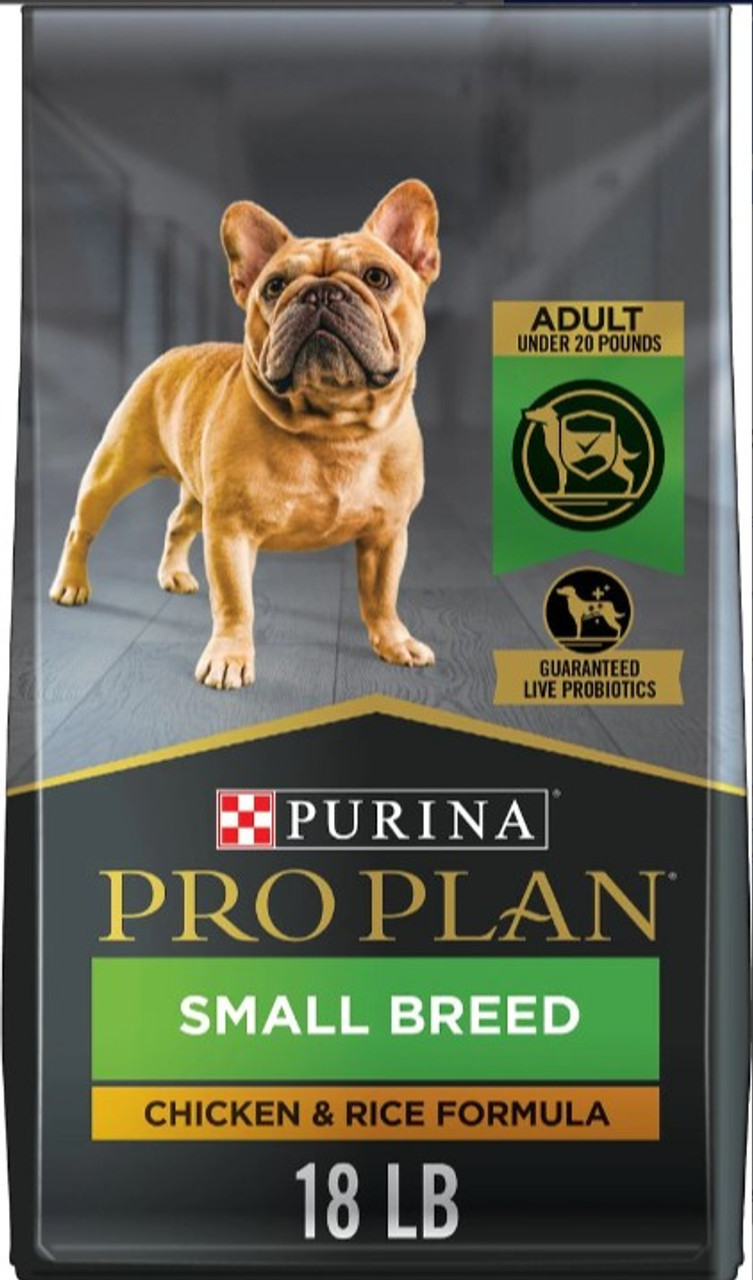 Pro Plan Focus Small Breed Adult Dog Food， 18 Lb.