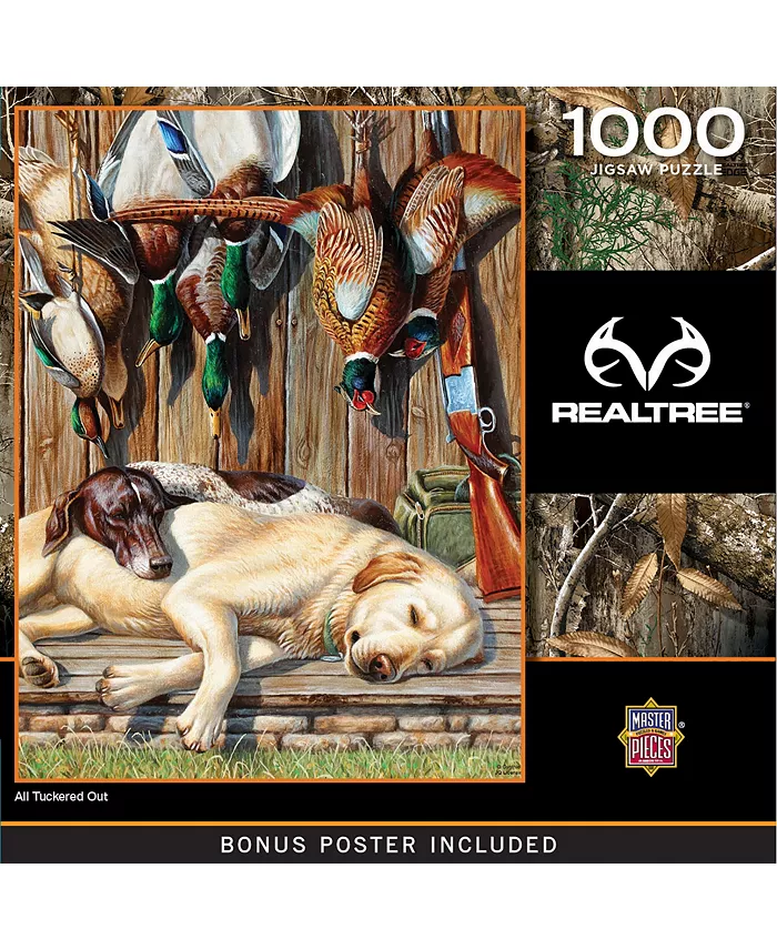 MasterPieces Puzzles Realtree - All Tuckered Out 1000 Piece Adult Jigsaw Puzzle