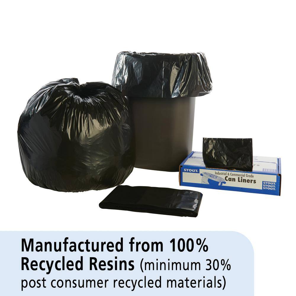 Stout 30 Gal. Trash Bags (100-Count) STOT3039B13