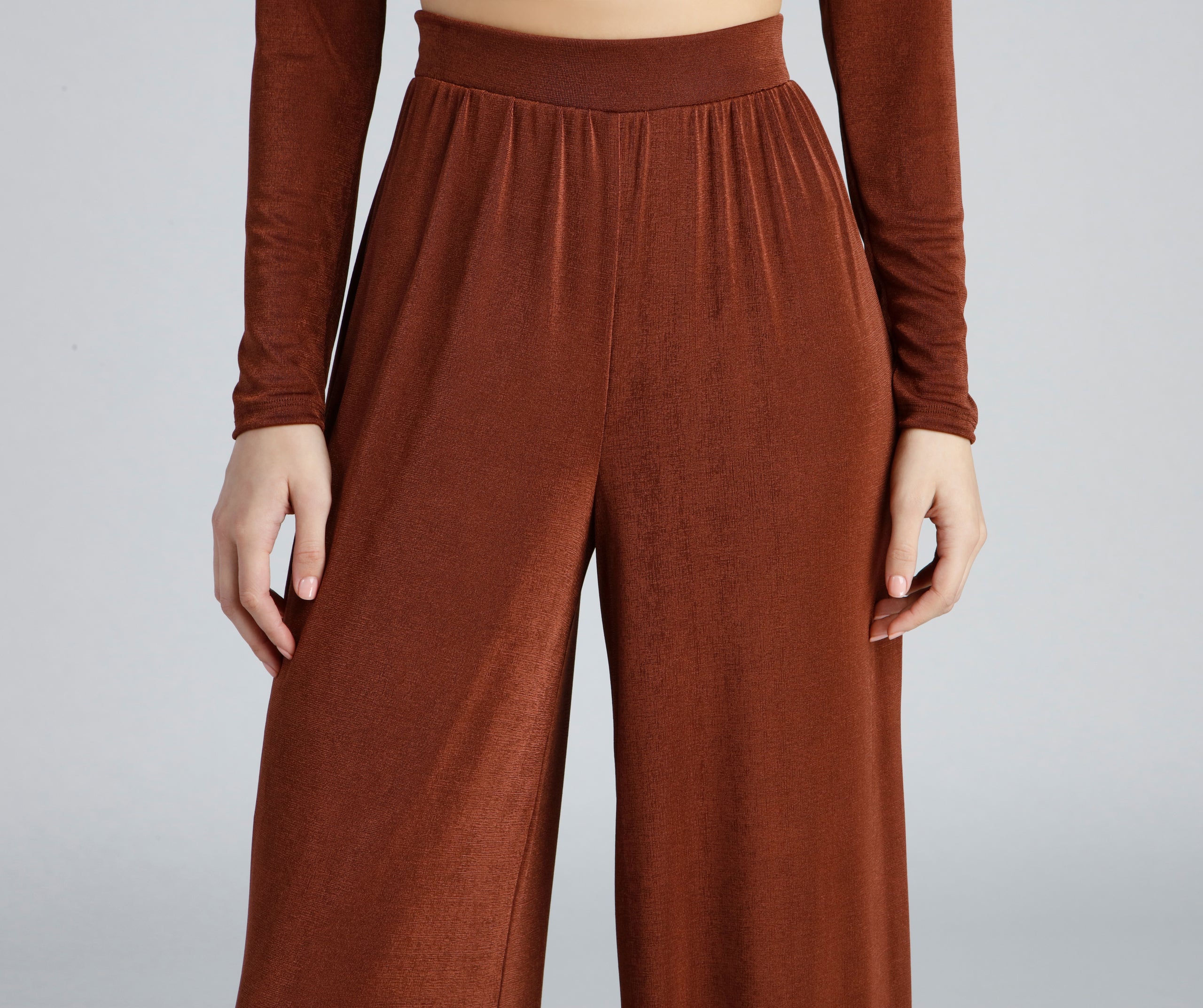 Stylish And Chic Slinky Knit Pants