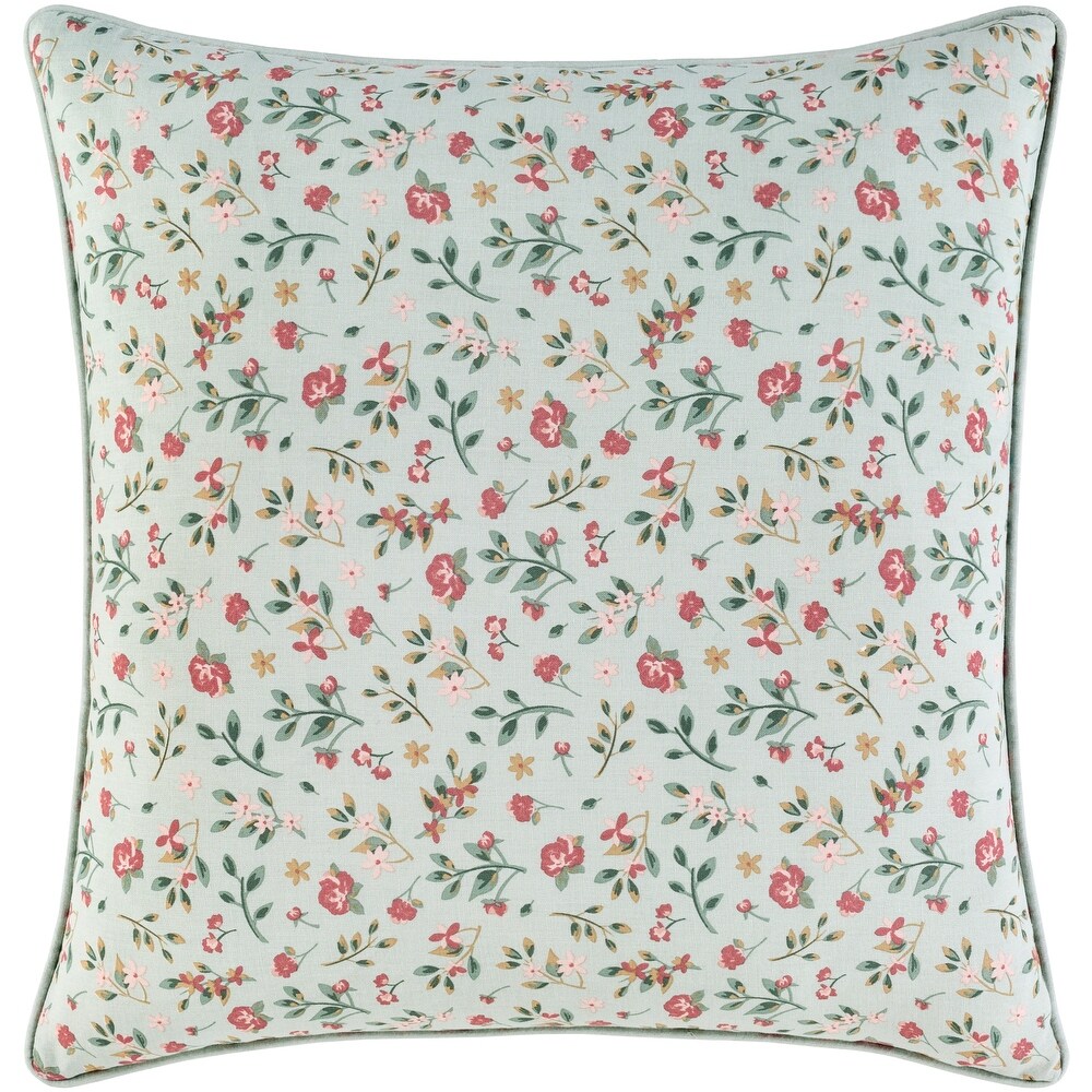 Artistic Weavers Rawle Shabby Chic Floral 20 inch Throw Pillow