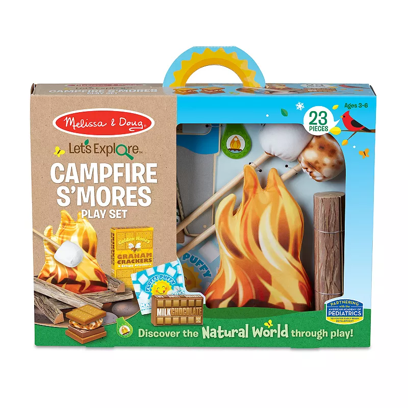 Melissa and Doug Let's Explore Campfire S'mores Play Set