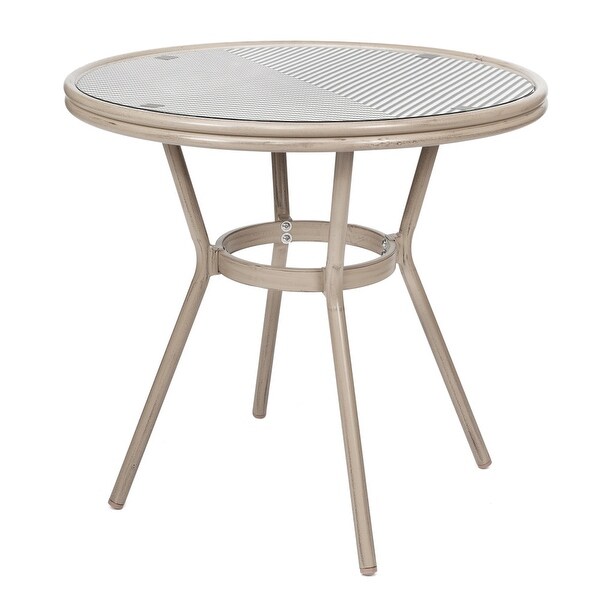 Bistro Table with Metal Frame