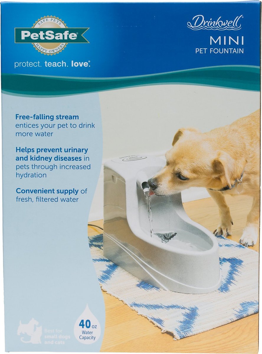 PetSafe Drinkwell Mini Plastic Dog and Cat Fountain