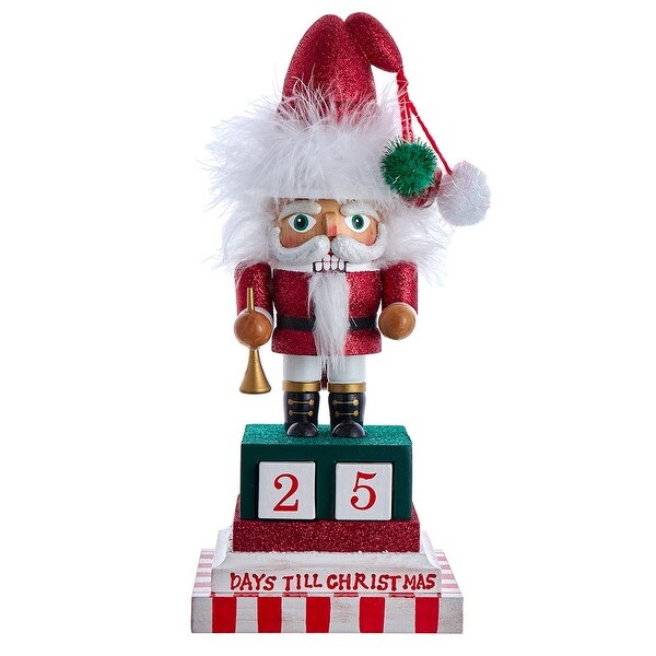 Kurt Adler 12Inch Hollywood Countdown to Christmas Santa Nutcracker