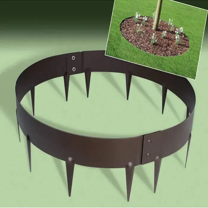 ODM Flower Beds Flexible Metal Garden Edging Border Landscape Waterproof Edging Kit Steel Raised Edge Metal Decor Outdoor OEM