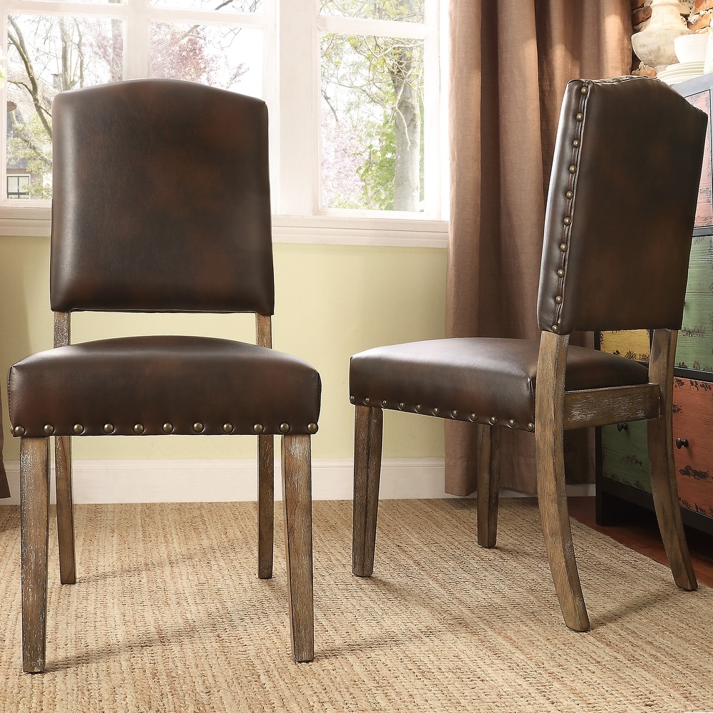 Benchwright Upholstered Dining Chairs (Set of 2) by iNSPIRE Q Artisan