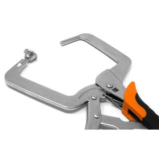 WEN 4 in. Right Angle Clamp for Woodworking and Pocket Hole Joinery CL436R