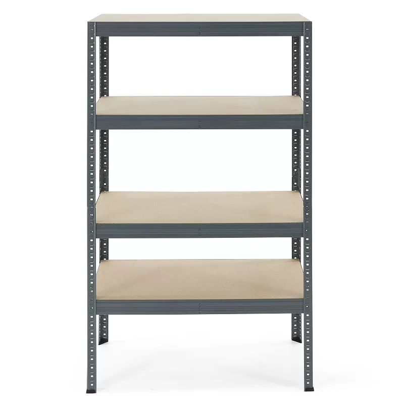 Trestles 36x60 4 Tier Adjustable Metal Shelves Garage Storage， 800 lb Capacity