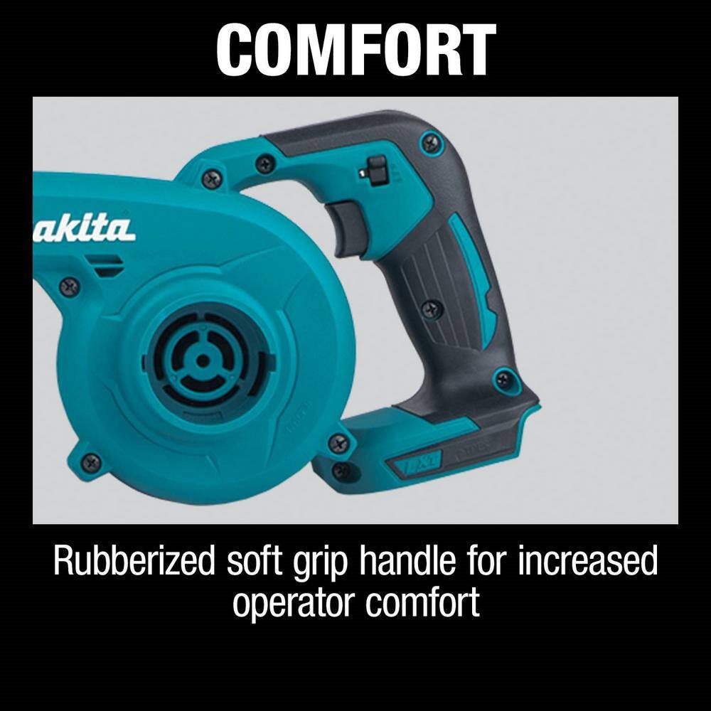 Makita 152 MPH 113 CFM 18V LXT Lithium-Ion Cordless Floor Leaf Blower (Tool-only) XBU06Z