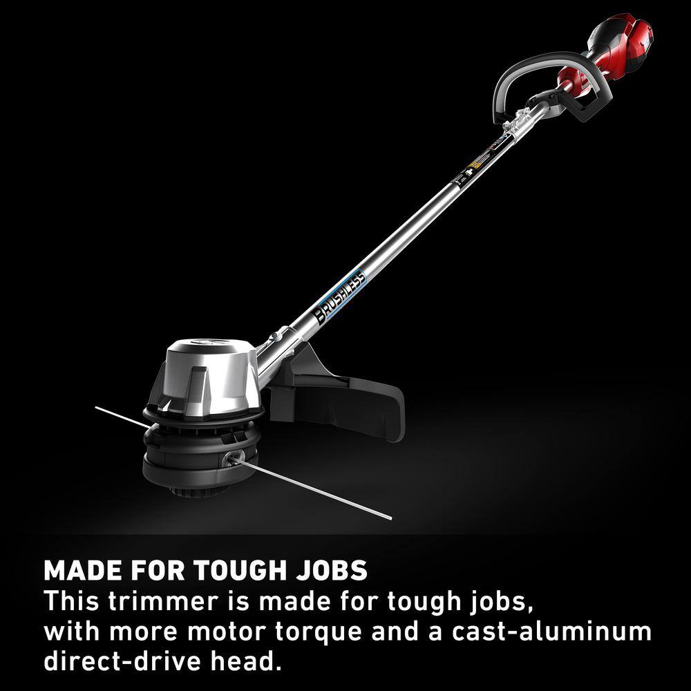 Toro 60V Max Lithium-Ion Brushless Cordless 14 in.16 in. String Trimmer - 2.5 Ah Battery and Charger Included 51830