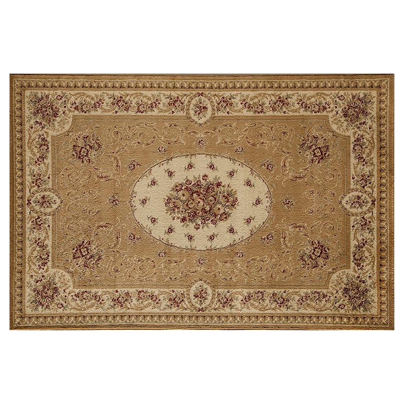 Rugs America Sorrento Medallion Framed Floral Rug