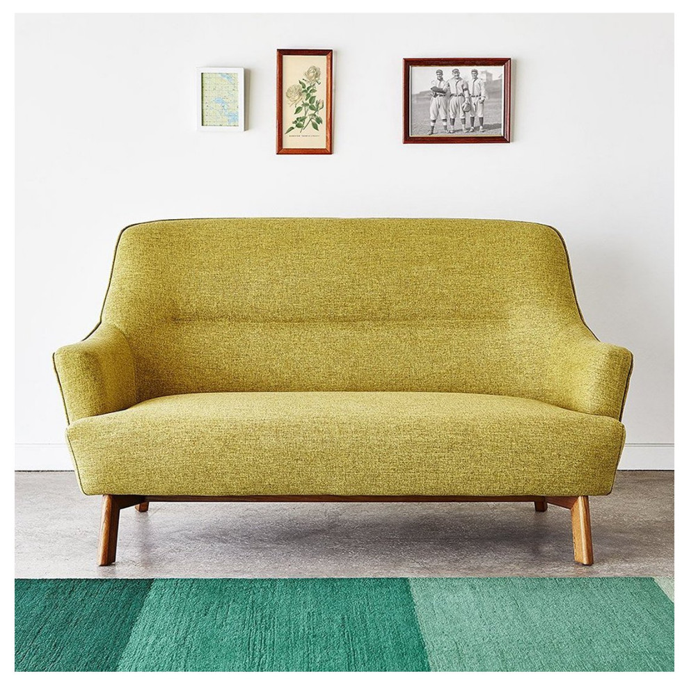 Hilary Loft Sofa Bayview Dandelion   Midcentury   Sofas   by Old Bones Co.  Studios  Houzz