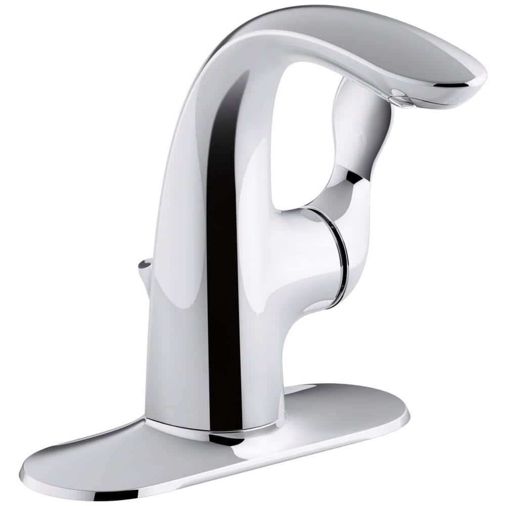 KOHLER Refinia Single Hole Single Handle HighArc WaterSaving Bathroom Faucet in Polished Chrome