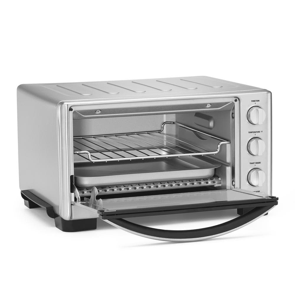 Cuisinart 6-Slice Silver Toaster Oven Broiler TOB-1010