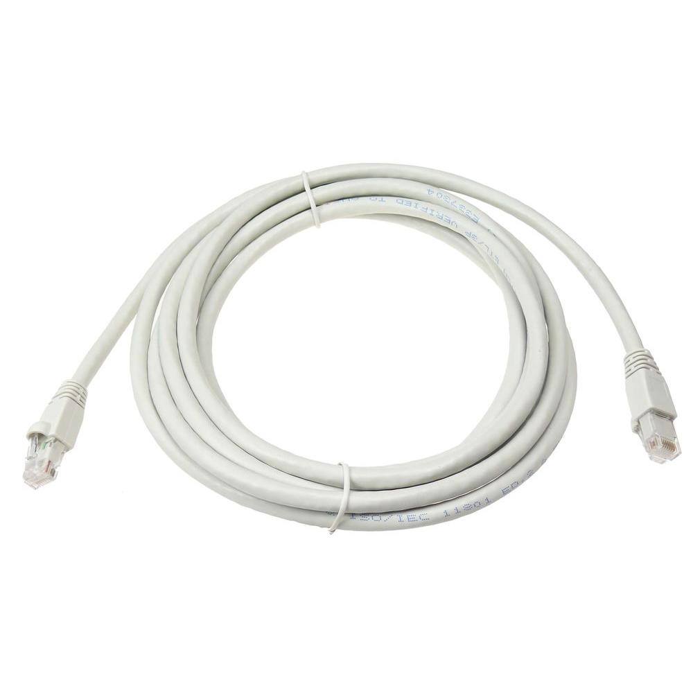 NTW 10 ft. Cat6a Snagless Unshielded (UTP) Network Patch Cable Gray 345-U6A-010GY