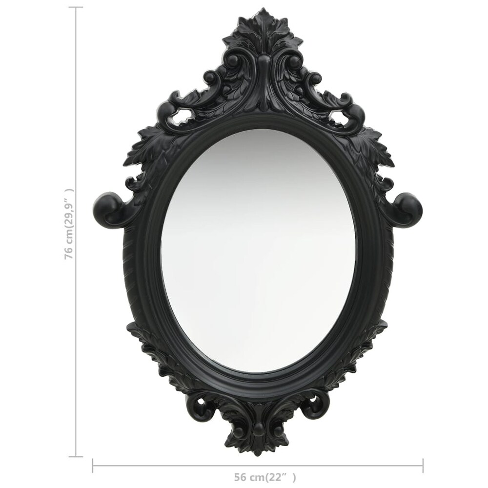 vidaXL Wall Mirror Decorative Hanging Antique Mirror for Bedroom Living Room