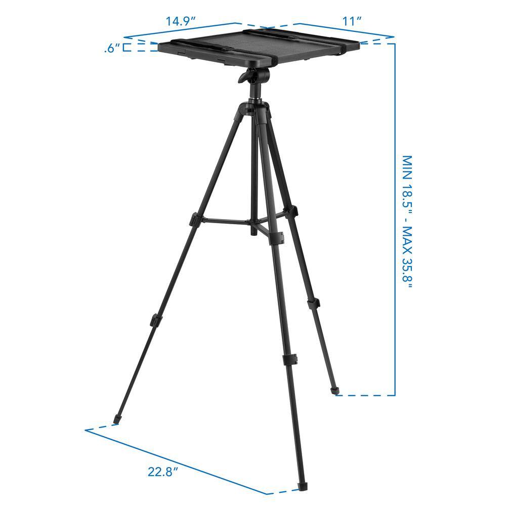 mount-it! 100 in. Projector Tripod Stand Maximum Screen Size MI-611