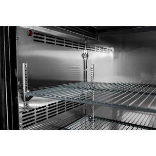 SABA 72 in. W 19.6 cu. ft. Commercial Solid Door Under Back Bar Cooler Refrigerator in Stainless Steel SBB-24-72SS